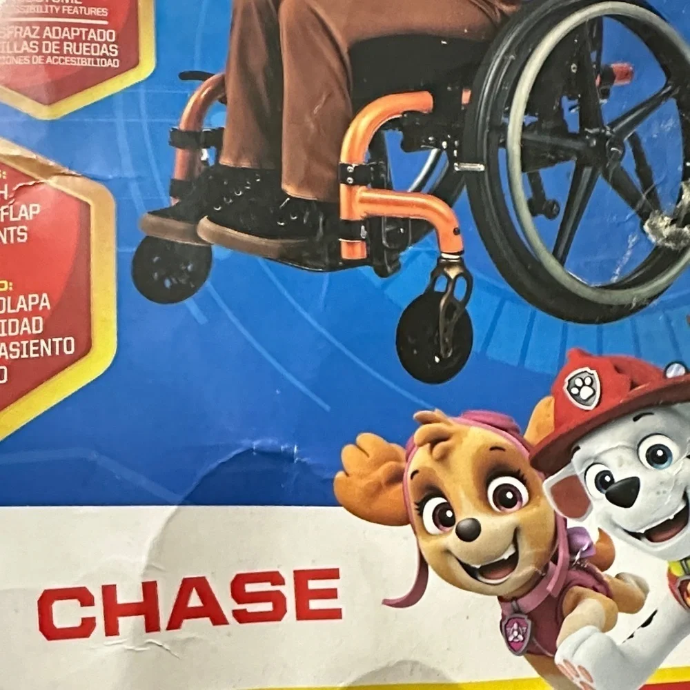 Wheelchair friendly Paw Patrol Chase costume Kids Police Officer Costume